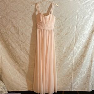 AMSALE SIZE SIX Absolutely gorgeous Flowey peach colored dress used once